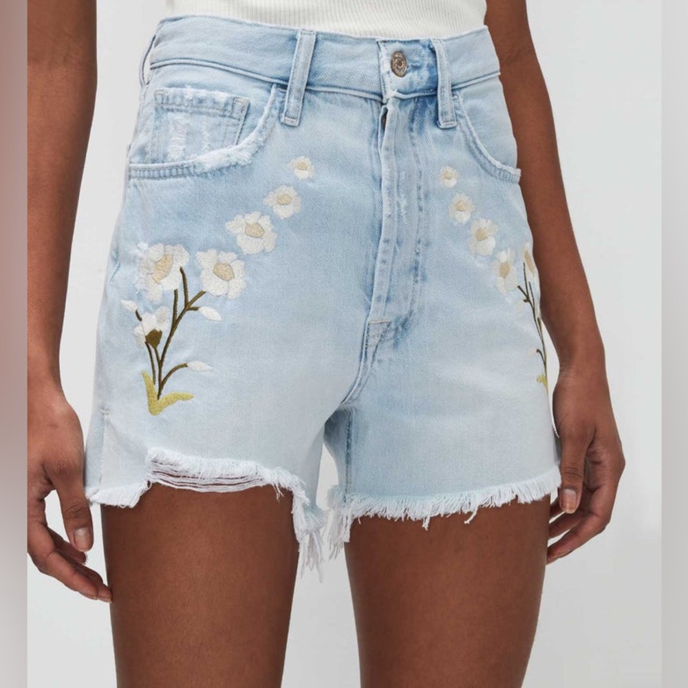 7 for all Mankind Easy Ruby Cutoff Shorts